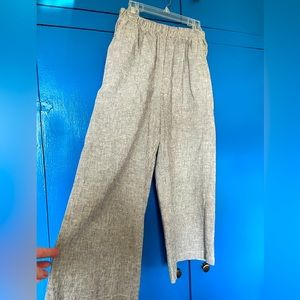 OZMA CROP WIDE LED PANTS S